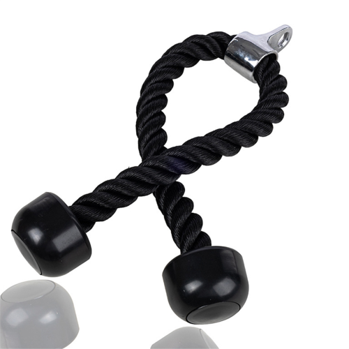 Biceps Rope Pull-Down Training Triceps Spanning Gym Fitnessapparatuur Accessoires 70CM Dubbel Eind 1