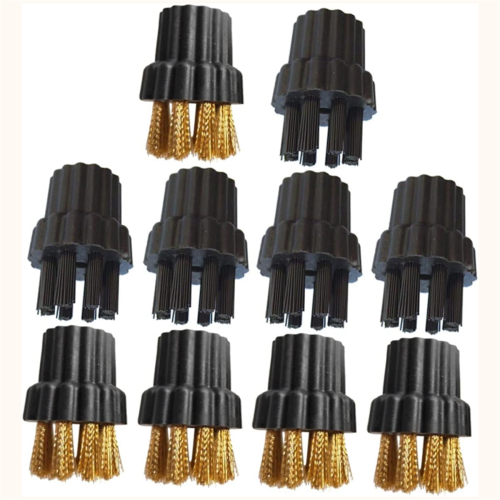 Ανταλλακτικά 10PCS Steam Mop Brush Heads Brass ανταλλακτικά Αξεσουάρ καθαρισμού ατμού 1