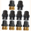 Ανταλλακτικά 10PCS Steam Mop Brush Heads Brass ανταλλακτικά Αξεσουάρ καθαρισμού ατμού 1