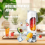 USB Rechargeable Portable Blender 8 Blade Mini Ice Crusher with Digital Display 3 Modes White 5