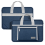 Bolsa impermeável para laptop, bolsa para tablet, pasta portátil para notebook de 13,3 a 14 polegadas, azul escuro + cinza 8