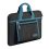Bolsa impermeável para laptop, bolsa para tablet, pasta portátil para notebook de 13,3 a 14 polegadas, preta e turquesa 10