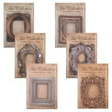 180 Pcs Scrapbook Window Frame Vintage Decorative Paper Retro Photo Border