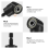6Pcs Right Angle Drill Attachment Set with 105 Adapter and Impact Grade Socket 6