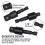6Pcs Right Angle Drill Attachment Set with 105 Adapter and Impact Grade Socket 8