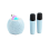 Enceinte karaoké Bluetooth portable, éclairage d'ambiance coloré, système audio domestique, bleu 3