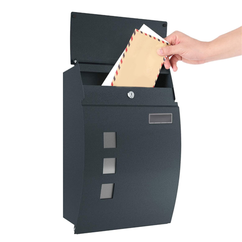Wall Mounted Post Box - Waterproof Mailbox for Outside Secure Letter Home,Letter Postbox 2