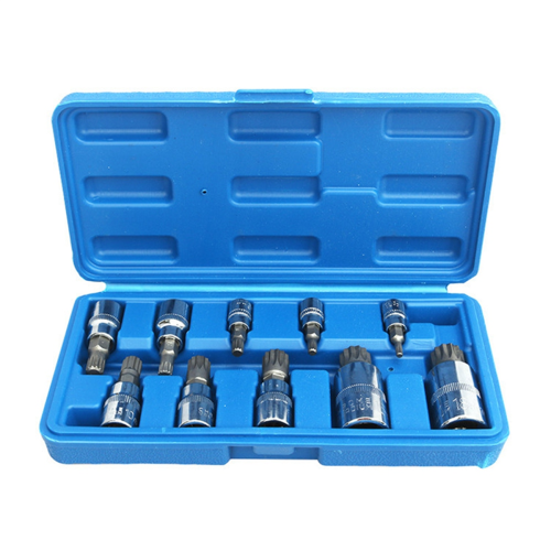 Twelve-angle sleeve Professional tripartite spline drill bit Replaceable wrench Tamper proof car kit