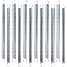 12 stuks trekveren, 3/8 x 6-1/2 inch, 0,047 inch veerstaal, dubbele haakuiteinden voor machinebouw en industriële toepassingen