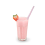 20 Reusable Drinking Straws Plastic 20 CM Pastel 4