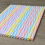20 Reusable Drinking Straws Plastic 20 CM Pastel 6