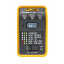 Fluke ST120+ Tester zásuvek GFCI s akustickým signálem
