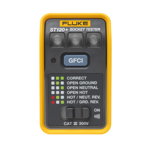 Fluke Fluke ST120+ Δοκιμαστής Πρίζας GFCI με Ήχο