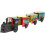 Vintage Tin Wind Up Train with Three Carriages Clockwork Plaything 1