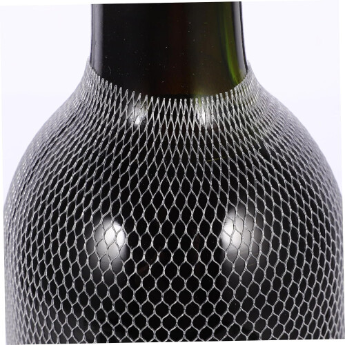 50 pcs Wine Bottle Mesh Protector Sleeves Shockproof Liquor Net Wine Bottle 1