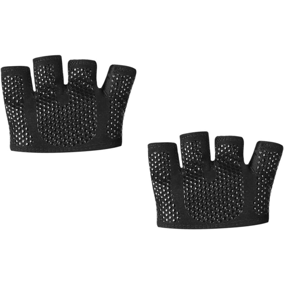 1 Pair Fitness Half Finger Cots wrist wraps gloves dumbbell gloves Breathable Workout Gloves-image-OPC-PGJWN78-NEW