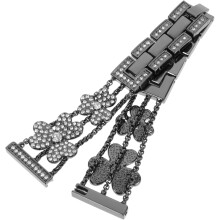 Strap Shiny Watch Band for Women 40mm Metal Strap Stainless Steel Metal Watch Bands Metal Wristwatch
