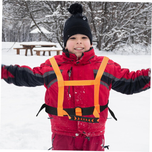 Skiing Traction Strap Handle for Turns Ski Training Harness 1