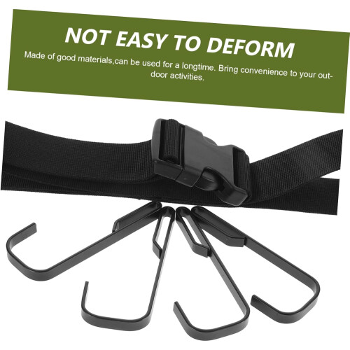 Safety Harness Tree Stand Hooks Metal Hooks for Secure Gear Attachment Storage 2