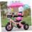 Sturdy Plastic Handlebar for Boys and Girls Tricycle Replacement Push Handle Comfortable Grip 5