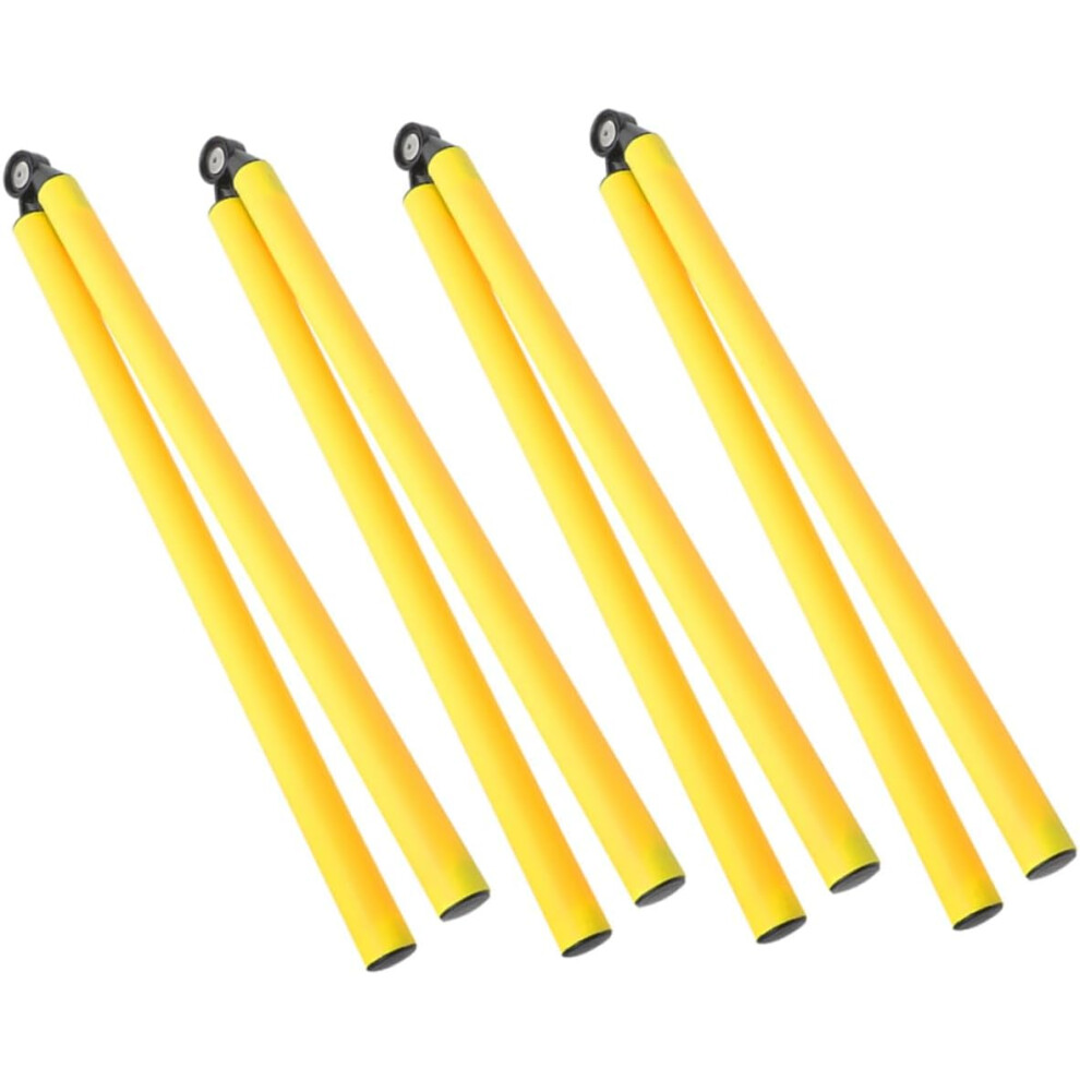 Sports Training Equipment 4pcs Soccer Pole Basketball Sign Barrels Compact Sturdy for Practice