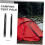 Fiberglass Tent Pole Replacement 2pcs Kit Canopy Pole Design Strong Support for Camping Tents 7