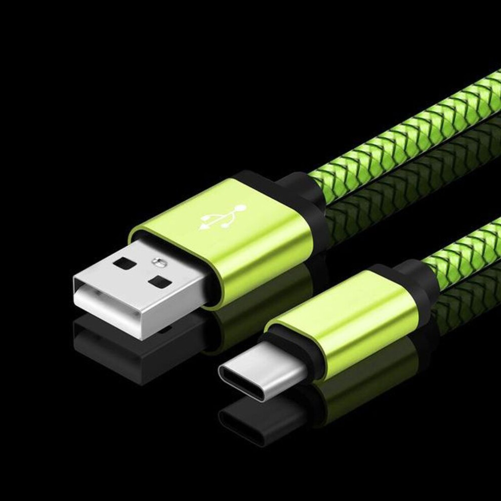 (green, 1m) 2m Durable Charging Cable Usb C Type-c Charger Wire For Samsung Galaxy S20 Fe S21 Ultra A52 A72 A21s A42 A32 5g  A50 A70 A51 A71 A12