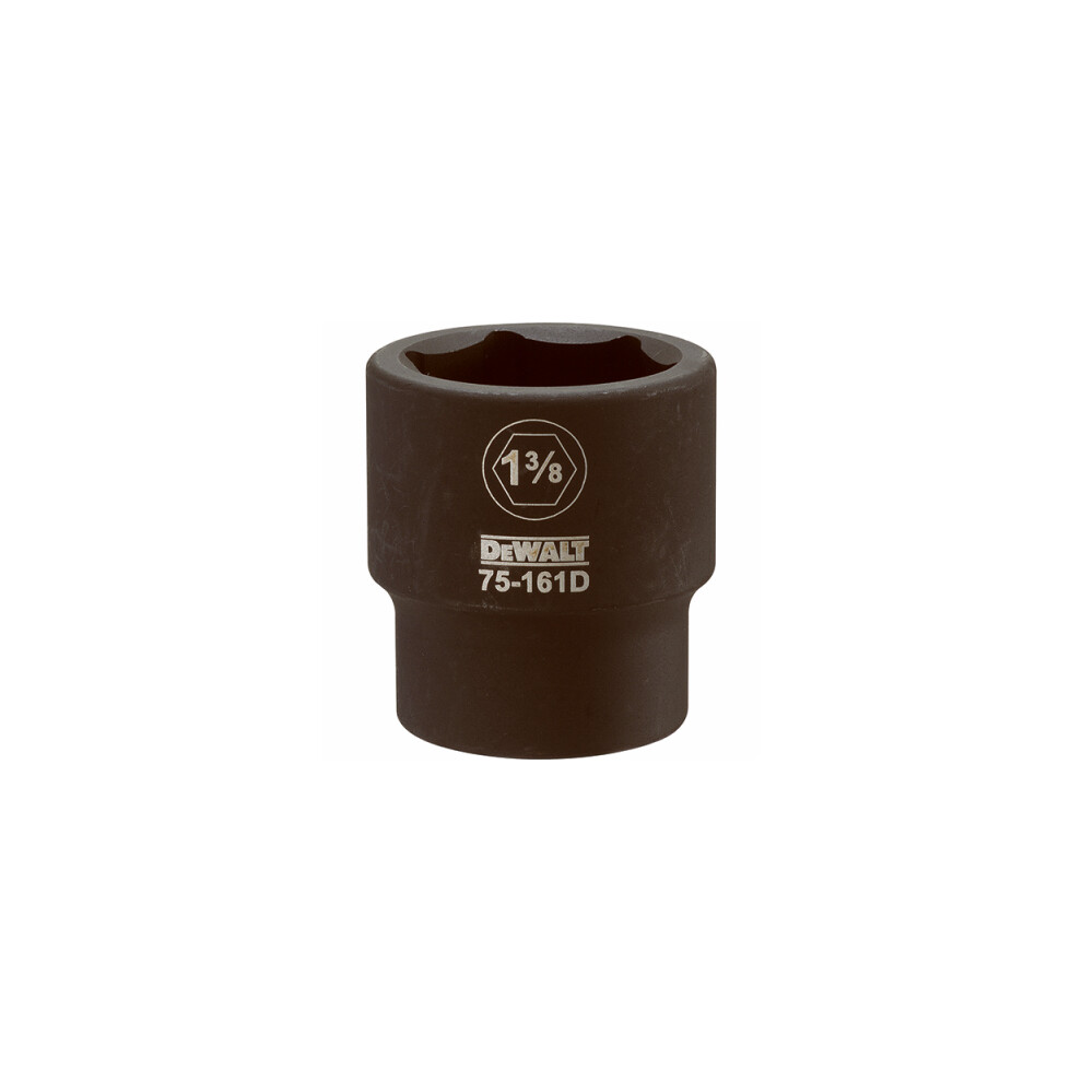 SAE Impact Socket, 6-Point, 3/4-In. Drive, 1-3/8-in. DWMT75161OSP