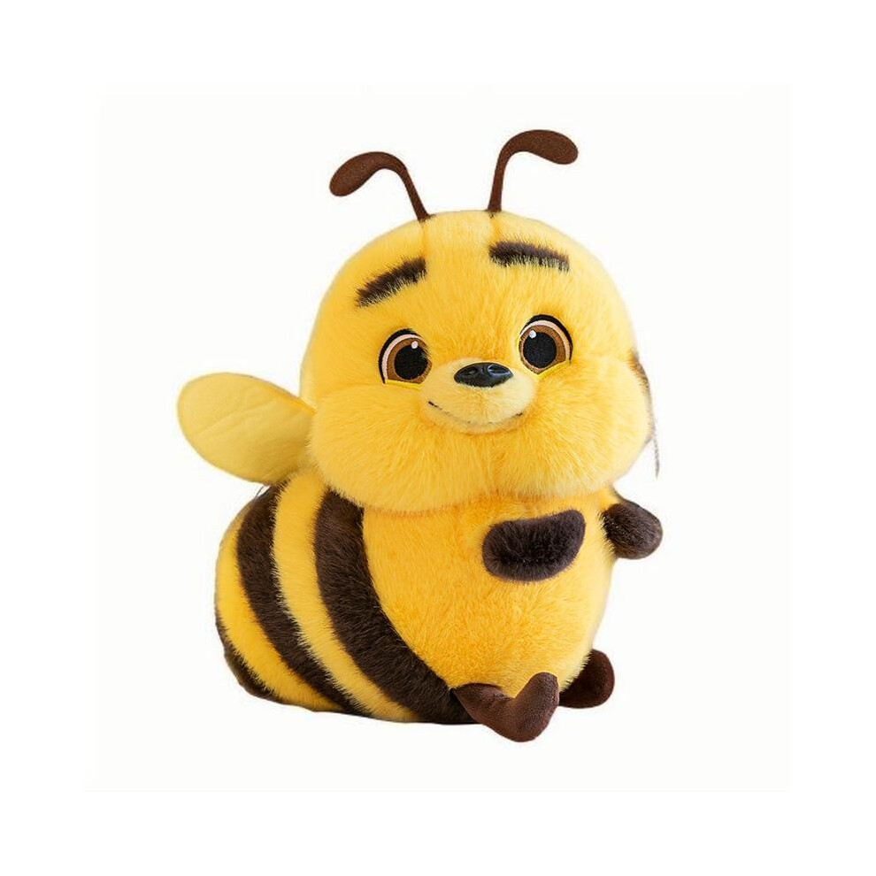 (35cm) Big Cartoon Eyed Bee Plush Toys Childrens Doll Room Holiday Decoration Gift
