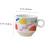 Stackable Coffee Mugs Tea Cups 4-Piece Set Ceramic Material Stand for Daily Use Home Office 5