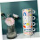 Stackable Coffee Mugs Tea Cups 4-Piece Set Ceramic Material Stand for Daily Use Home Office 3