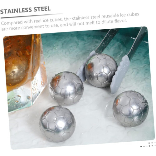 Ice Cube Stainles 5pcs Set Reusable Metal Ice Cubes 2