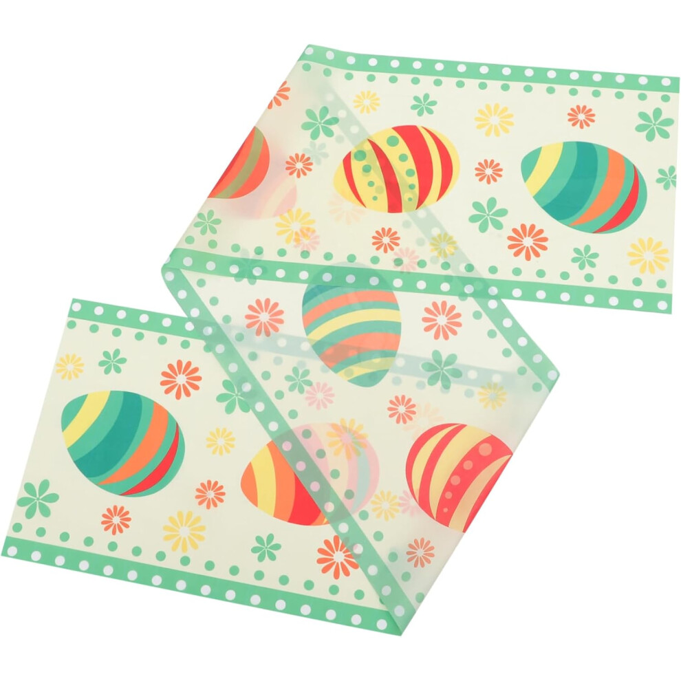 Easter Decor Table Runner Easter Party Table Cover Spring Table Decorations Easter Egg Pattern Table Cloth Holiday Decor-image-OPC-PGJWV2H-NEW
