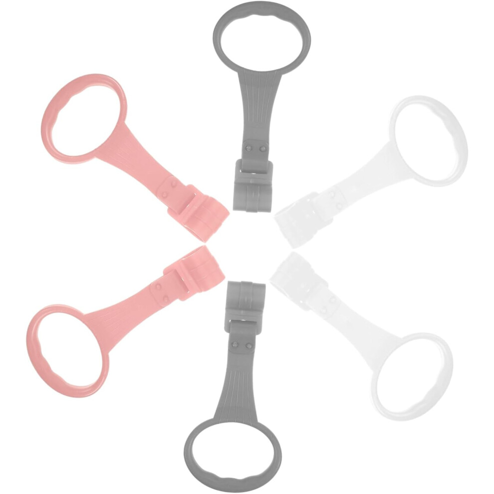 Hkhbjs 6Pcs Crib Sling Playpen Pull Up Bars Rings Rocker Foldable Rattle Pull Up Rings