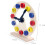 1 Set Colorful Cartoon Wooden Sorting Clock Educational Learning Clock for Fun Numbers Clock Plaything 2