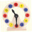 1 Set Colorful Cartoon Wooden Sorting Clock Educational Learning Clock for Fun Numbers Clock Plaything 8