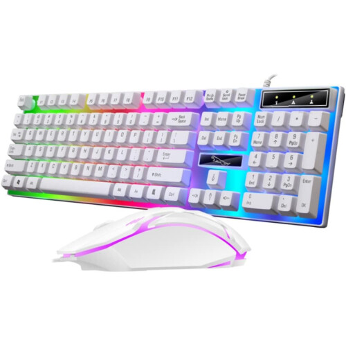 Gaming Keyboard and Mouse Set Rgb Led Wired Keyboard and Mouse Computer Wired Keyboard Wired Mouse Comfortable