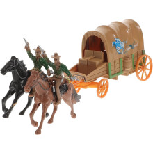 1 Set Western Model Horse Carriage Adornment