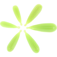 6pcs Soft Pvc Fishing Practice Casting Plugs Weighted Lures for Casting Training