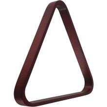Solid Wood Billiard Triangle Rack 57.2mm Pool Table Accessory English Rack Red Wine Color Cue Ball Positioning Organizer