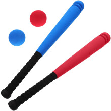 Baseball Bat Prop Kids Baseball Bat for Children Safe Plaything Bat Ball Set Random Color