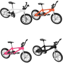 4pcs Mini Bike Minibike Bike Mini Finger Mountain Bicycle Bicycle Model Alloy