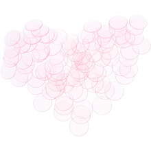 100pcs Bingo Chips Bingo Counting Chips Transparent Bingo Markers Transparent Bingo Bag