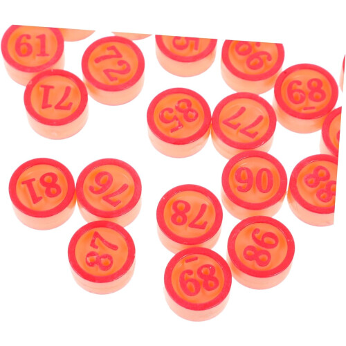 1 Set Chess Pieces Replacement Plastic Number Chess Pieces for Bingo Game 2