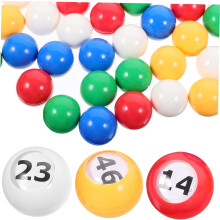 50pcs Ball Mini Vending Machine Gum Balls Bingo Markers Alphabet Bingo Raffle
