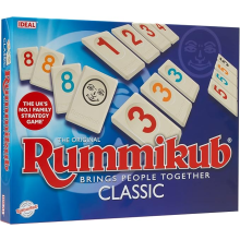 Rummikub IDEAL Classic Game: Brings People Together | Family Strategy Games | For 2-4 Players | Ages 7+