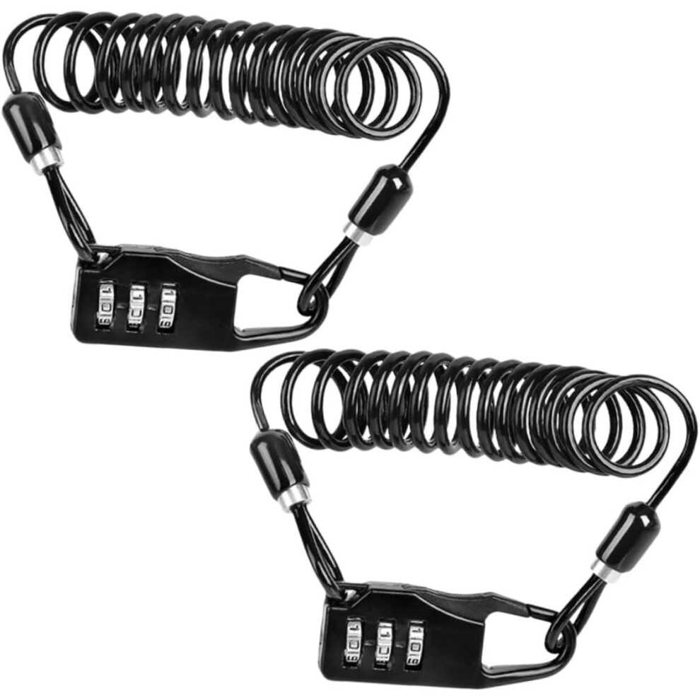 Bike Security Cable Lock 3 Combination Bike Locks High Security Cut Proof for Bicycles and Scooters-image-OPC-PGJXB2P-NEW