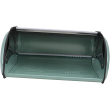 Bread Box for Kitchen Airtight Bread Keeper Vintage Style Metal Bin Blue 1 Piece