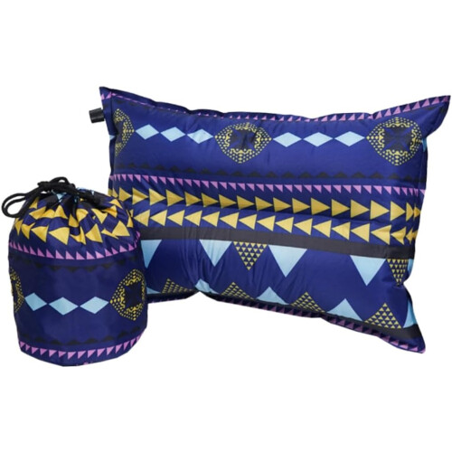 Multi-Function Pillow Inflatable for Camping Travel Car Office Home Safe and Comfortable Ethnic Design