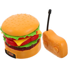 Burger Shaped Remote Toys for Kids Creative Assembling Plaything Miniature Rc Car Fun Household Toy